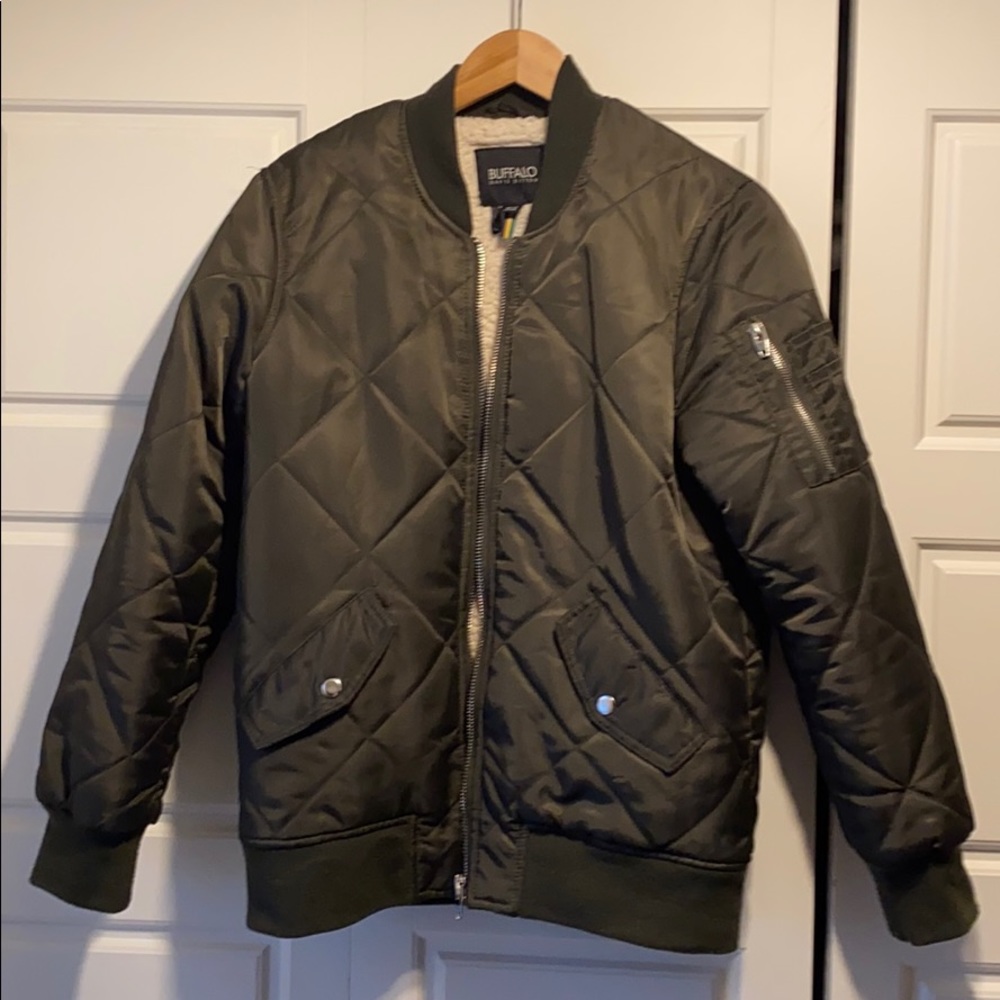 Ladies Buffalo quilted bomber jacket
